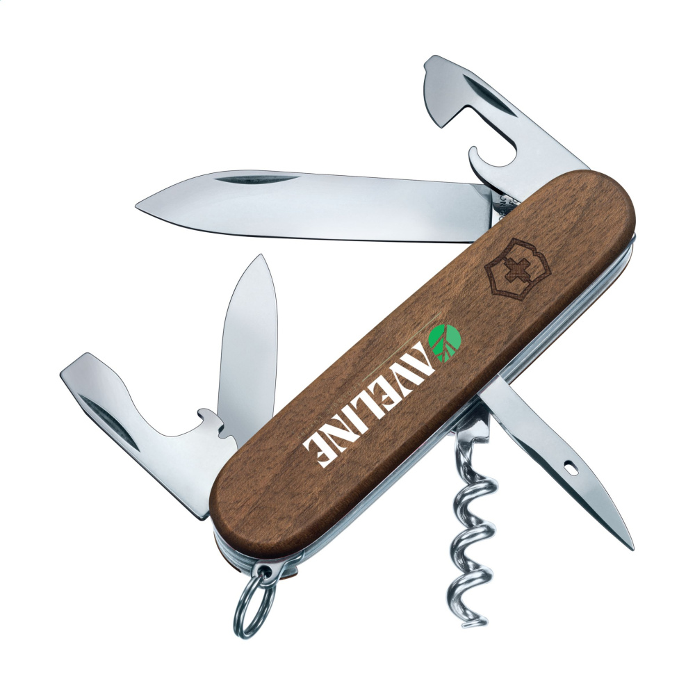 Logotrade Geschäftsgeschenke das Foto: Victorinox Spartan Wood Taschenmesser