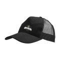 Trucker-Cap aus recycelter Baumwolle, Schwarz