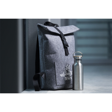 Logotrade Werbegeschenke das Foto: Nolan GRS RPET Filz Rucksack