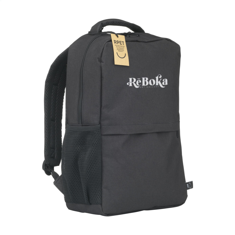 Logotrade Logogeschenke das Foto: Finley GRS RPET Laptop-Rucksack