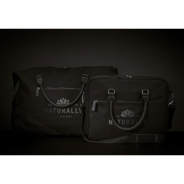 Logotrade Werbeartikel das Foto: Denver Duffle Reisetasche aus recyceltem Canvas