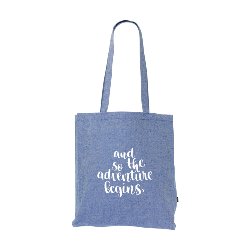 Logotrade Werbeartikel das Foto: Melange Shopper GRS Recycling-Canvas (280 g/m²) Tasche