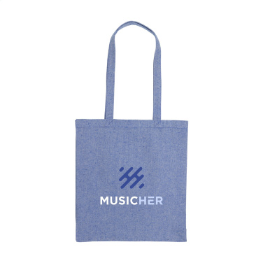 Logotrade Werbeartikel das Foto: Melange Shopper GRS Recycling-Canvas (280 g/m²) Tasche