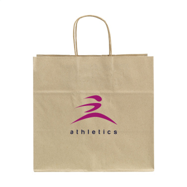 Logotrade Logogeschenke das Foto: Leaf It Bag recyceltes Graspapier (90 g/m²) L