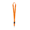 KeyCord 2 cm Schlüsselband, fluoreszierendes Orange