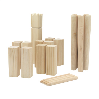 Logotrade Werbeartikel das Foto: Kingdom Kubb Outdoor-Spiel