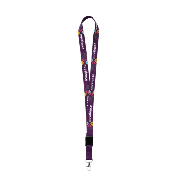 Logotrade Logogeschenke das Foto: Lanyard Sublimation Buckle Schlüsselband 20 mm