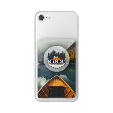 Logotrade Firmengeschenke das Foto: PopSockets® PopWallet+ Kartenhalter mit PopGrip