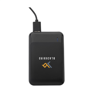 Logotrade Geschäftsgeschenke das Foto: Compact 5000 RCS Powerbank aus recyceltem ABS