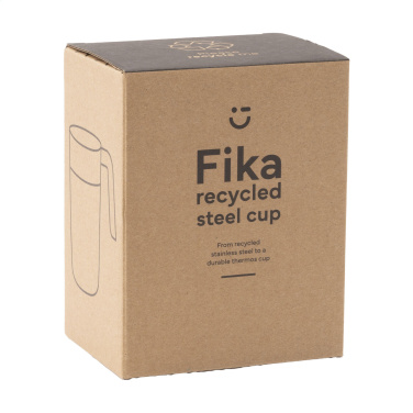 Logotrade Werbegeschenke das Foto: Fika RCS Recycled Steel Cup 400 ml Thermobecher