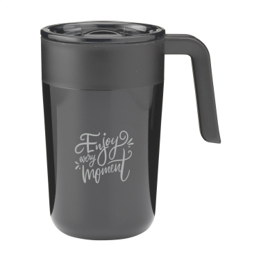 Logotrade Werbegeschenke das Foto: Fika RCS Recycled Steel Cup 400 ml Thermobecher