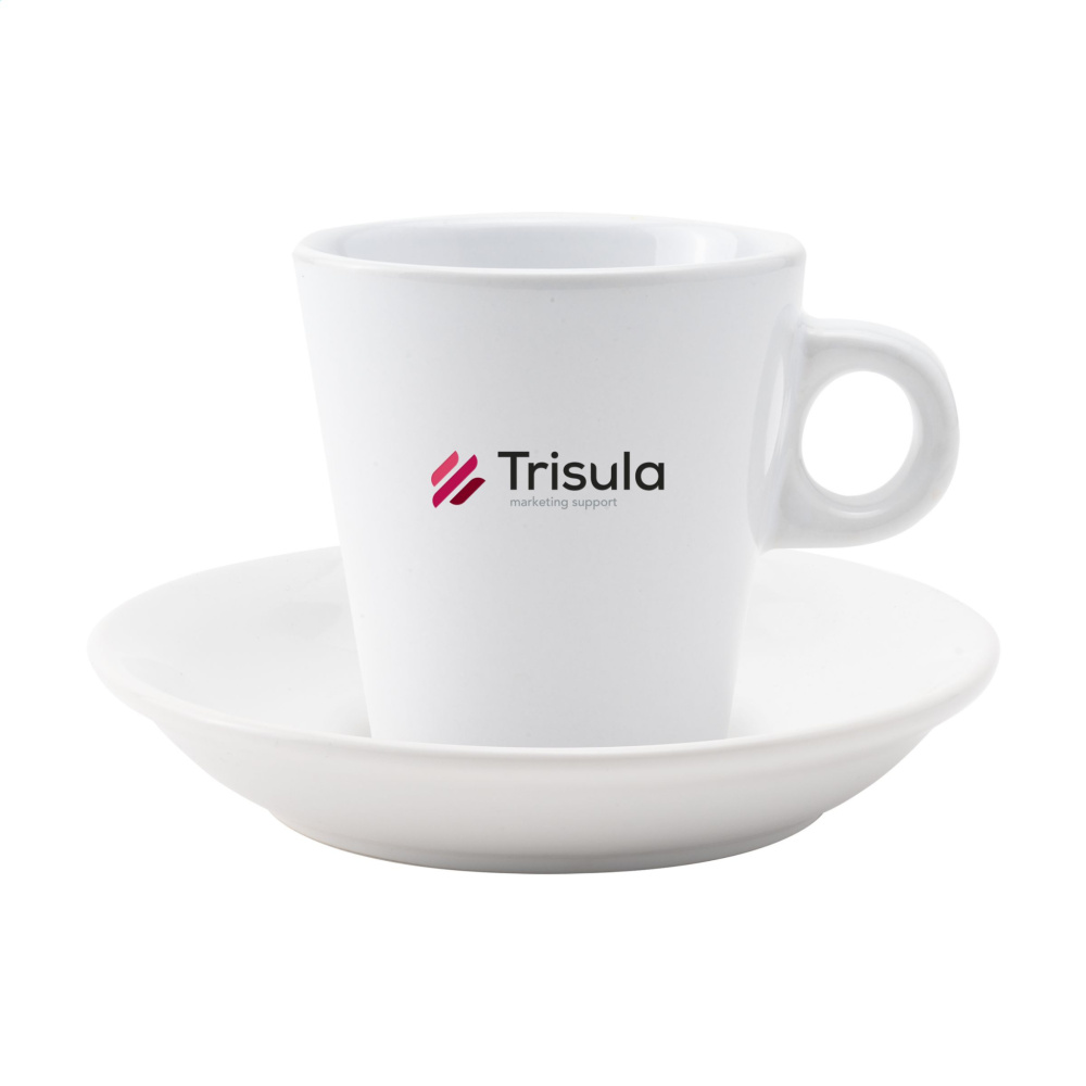 Logotrade werbemittel das Foto: Burano 200 ml Tasse und Untertasse