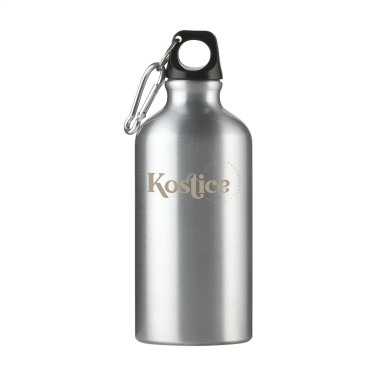 Logotrade Werbegeschenke das Foto: AluMini GRS Recycled 500 ml Wasserflasche