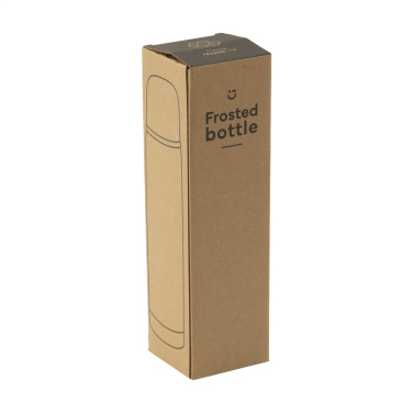 Logotrade Firmengeschenke das Foto: Frosted Bottle RCS Recycled Steel 500 ml Thermosflasche