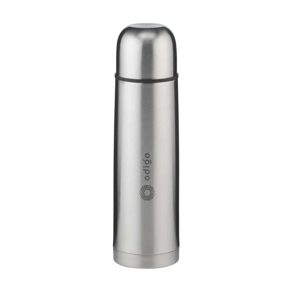 Logotrade Firmengeschenke das Foto: Thermotop Midi RCS Recycled Steel 500 ml Thermoflasche