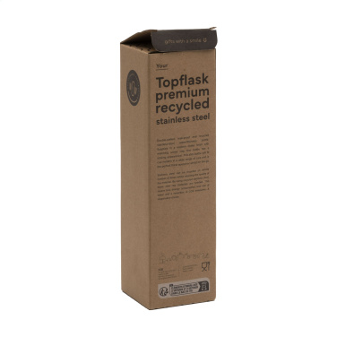 Logotrade Firmengeschenke das Foto: Topflask Premium RCS Trinkflasche aus recyceltem Stahl