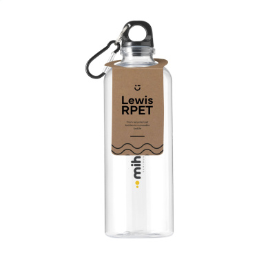 Logotrade Werbeartikel das Foto: Lewis GRS RPET Bottle 630 ml Wasserflasche