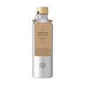 AluBamboo GRS Recycled Alu 750 ml Wasserflasche, Silber