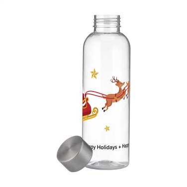 Logotrade Logogeschenke das Foto: Senga GRS RPET Flasche 500 ml X-Mas