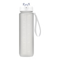 AquaSport GRS Recycling-Wasserflasche 1.000 ml, Weiß