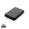 Stellar 5.000mAh 5W magnetische Powerbank aus RCS rec. ABS, Schwarz