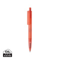 X3 Frosted-Pen aus GRS recyceltem PC, Rot