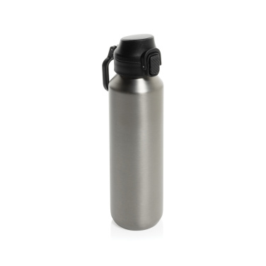 Logotrade Logogeschenke das Foto: Via RCS Re-Steel Sportflasche mit Verschluss, 600ml