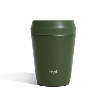 Logotrade werbemittel das Foto: Topl-Trinkbecher aus rec. Stahl mit 360-Grad-Deckel 236ml