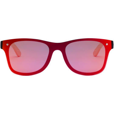 Logotrade werbemittel das Foto: Tan Sonnenbrille mit Bambusbügeln