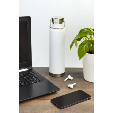 Logotrade Werbegeschenke das Foto: Thor 650 ml RCS-zertifizierte Kupfer-Vakuum Isolierflasche aus recyceltem Edelstahl
