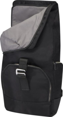 Logotrade werbemittel das Foto: Rhine 15" Rolltop-Rucksack aus recyceltem GRS-Material 18 L