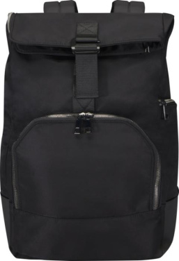 Logotrade Geschäftsgeschenke das Foto: Rhine 15" Rolltop-Rucksack aus recyceltem GRS-Material 18 L