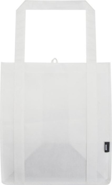 Logotrade Werbeartikel das Foto: Liberty Tragetasche mit hartem Boden aus recyceltem GRS Non Woven 6 L