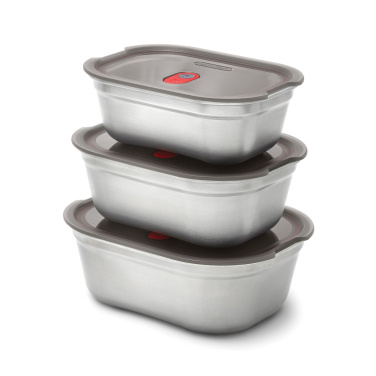 Logotrade Geschäftsgeschenke das Foto: Black+Blum 3-tlg. Mealprep Box Set - klein, medium, groß