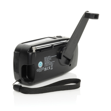 Logotrade Geschäftsgeschenke das Foto: RescueWave Notfallradio aus RCS recyceltem Kunststoff