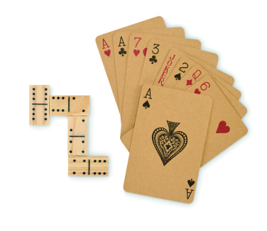 Logotrade Firmengeschenke das Foto: Domino- und Spielkarten-Set