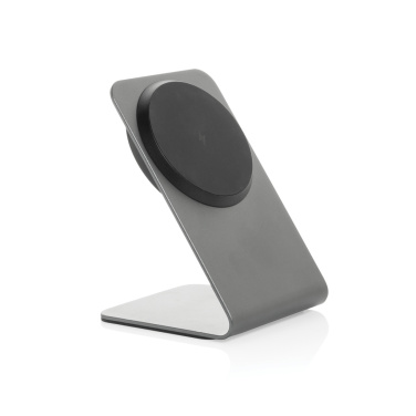 Logotrade Werbegeschenke das Foto: Terra Aluminium 15W magnetischer Wireless-Charger
