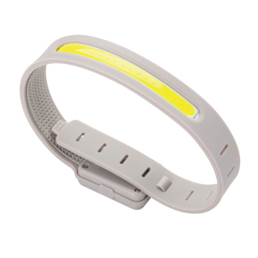 Logotrade Werbegeschenke das Foto: Lumi Sprint wiederaufladbares LED Lauflicht aus RCS rec. ABS
