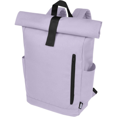 Logotrade werbemittel das Foto: Byron 15,6" GRS RPET Roll-Top Rucksack 18 L