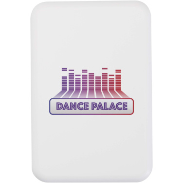 Logotrade Logogeschenke das Foto: Acrab 15 W 5.000 mAh magnetische kabellose Powerbank mit 20 W PD aus recyceltem Kunststoff