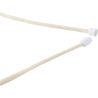 Logotrade werbemittel das Foto: Adhab Smartphone Lanyard mit Bambusdetails