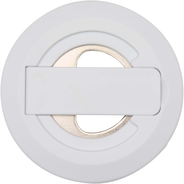 Logotrade Geschäftsgeschenke das Foto: Ain Magnetische Smartphonehalterung  aus recyceltem Kunststoff mit Flaschenöffner