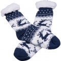Weihnachtssocken NATAL, marineblau