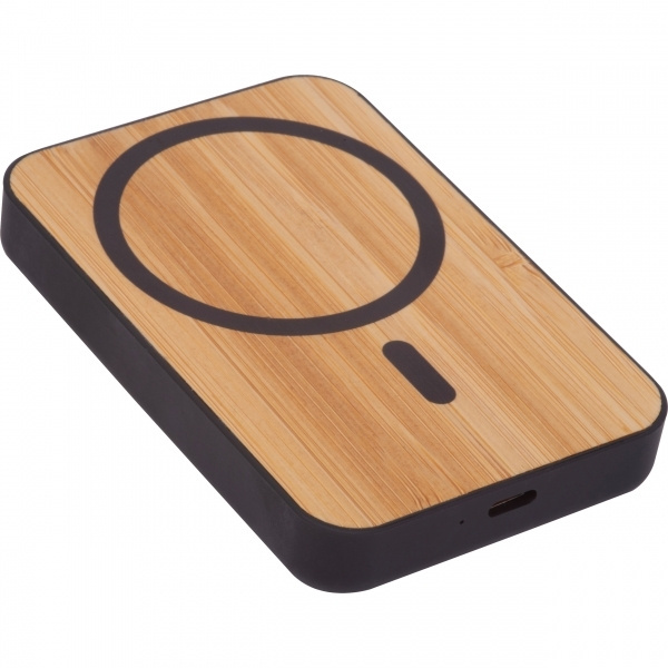 Logotrade Firmengeschenke das Foto: Kabellose Powerbank 5 000 mAh CAIRO