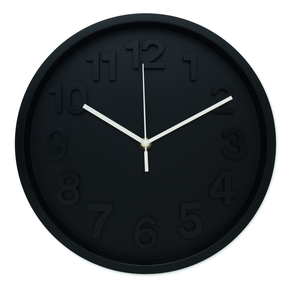 Logotrade Werbeartikel das Foto: Wanduhr aus PP