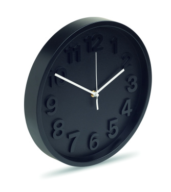 Logotrade Geschäftsgeschenke das Foto: Wanduhr aus PP