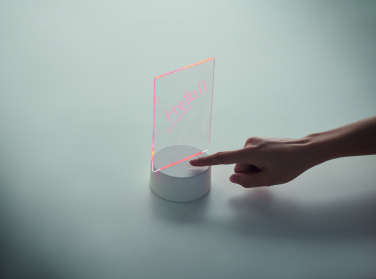 Logotrade Firmengeschenke das Foto: Memoboard mit LED-Beleuchtung