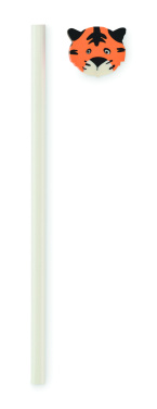 Logotrade Werbegeschenke das Foto: Holzbleistift mit Radiergummi