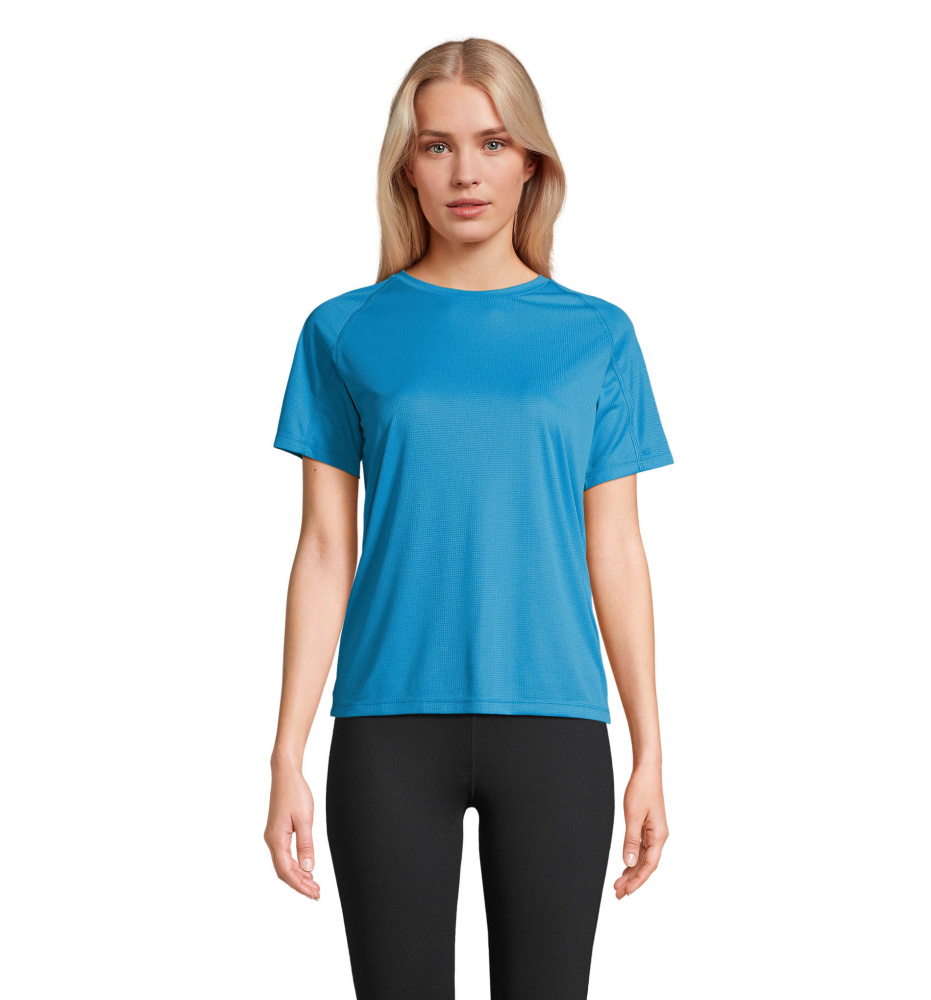 Logotrade Logogeschenke das Foto: VORTEX WOMEN RAGLAN T-SHIRT