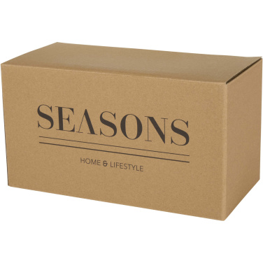 Logotrade Werbegeschenke das Foto: Male Set aus Holztablett und Glastassen